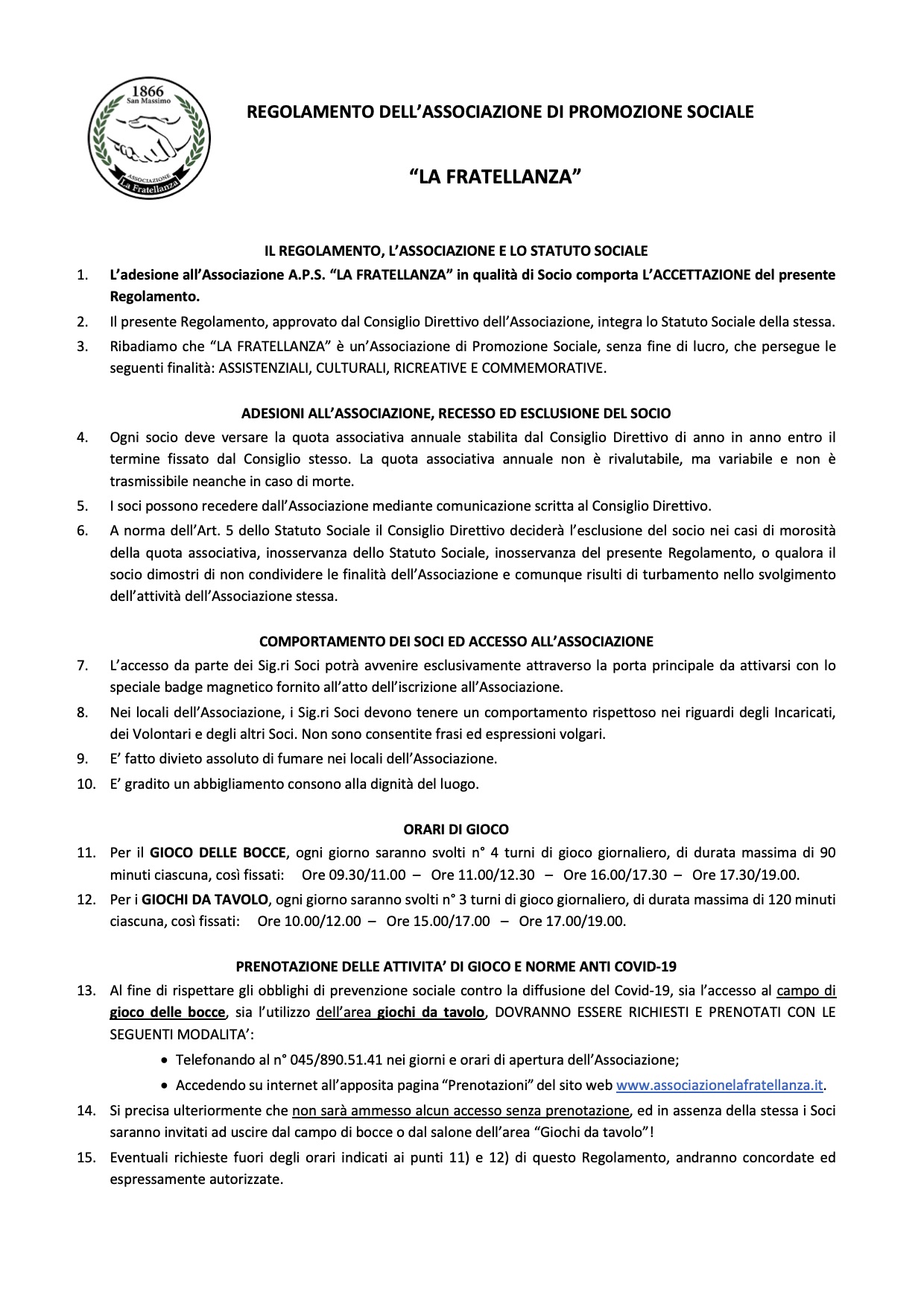 REGOLAMENTO_ASSOCIAZIONE_LA_FRATELLANZA